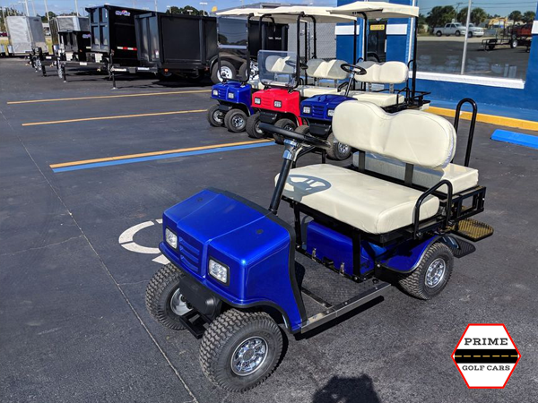 Blue Cricket SX3 Mini Mobility Golf Cart affordable golf cart rental, golf cart rent marathon