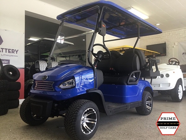 Blue Elite EV 4 Passenger Golf Cart affordable golf cart rental, golf cart rent marathon