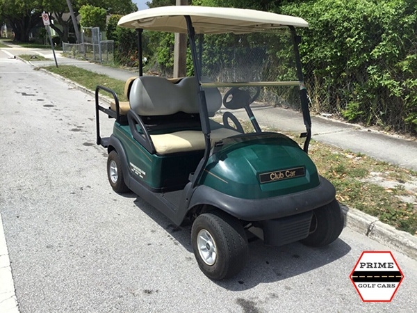 Green Club Car 4 Passenger Golf Cart affordable golf cart rental, golf cart rent marathon