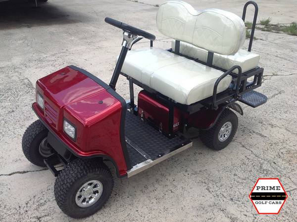 Maroon Cricket SX3 Mini Mobility Golf Cart affordable golf cart rental, golf cart rent marathon