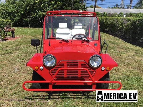 Red Mokee 4 Passenger Golf Cart golf cart rental marathon, marathon golf cart rental
