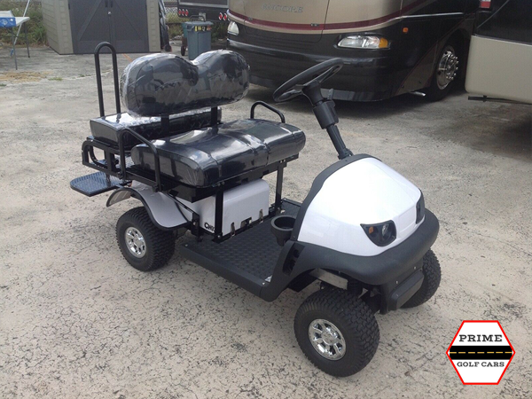 White Cricket RX5 Golf Cart affordable golf cart rental, golf cart rent marathon